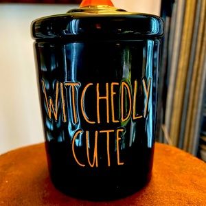 Brand New Rae Dunn “Witchedly Cute” Small Canister